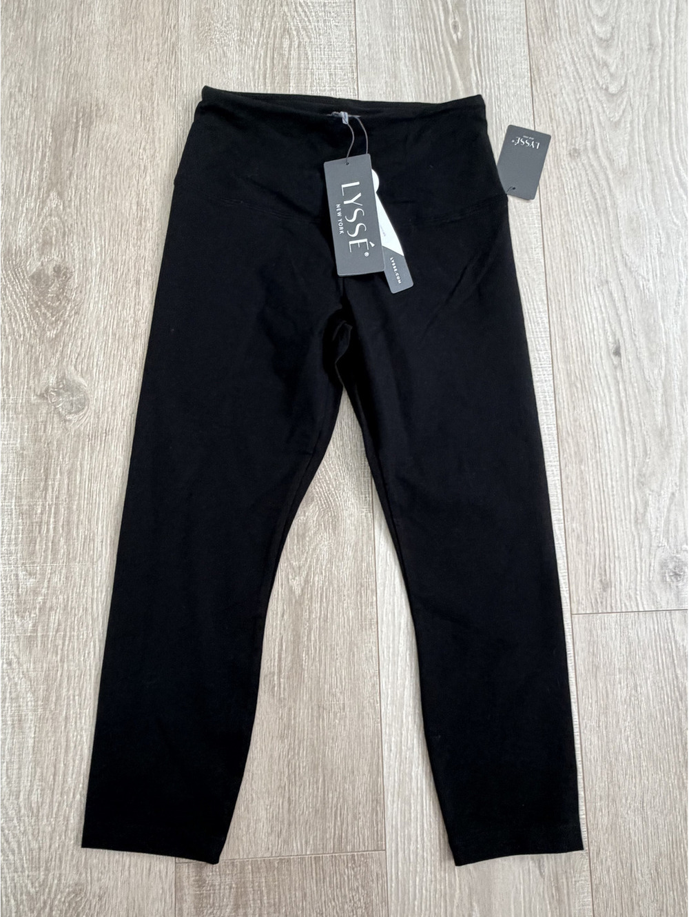 Lysse Black Cotton Spandex Leggings Size XS